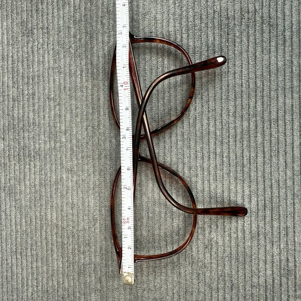 Marchon Nellie Tortoise Y2k Eyeglass Frames Japan 140 Oval Brown Vintage Style
